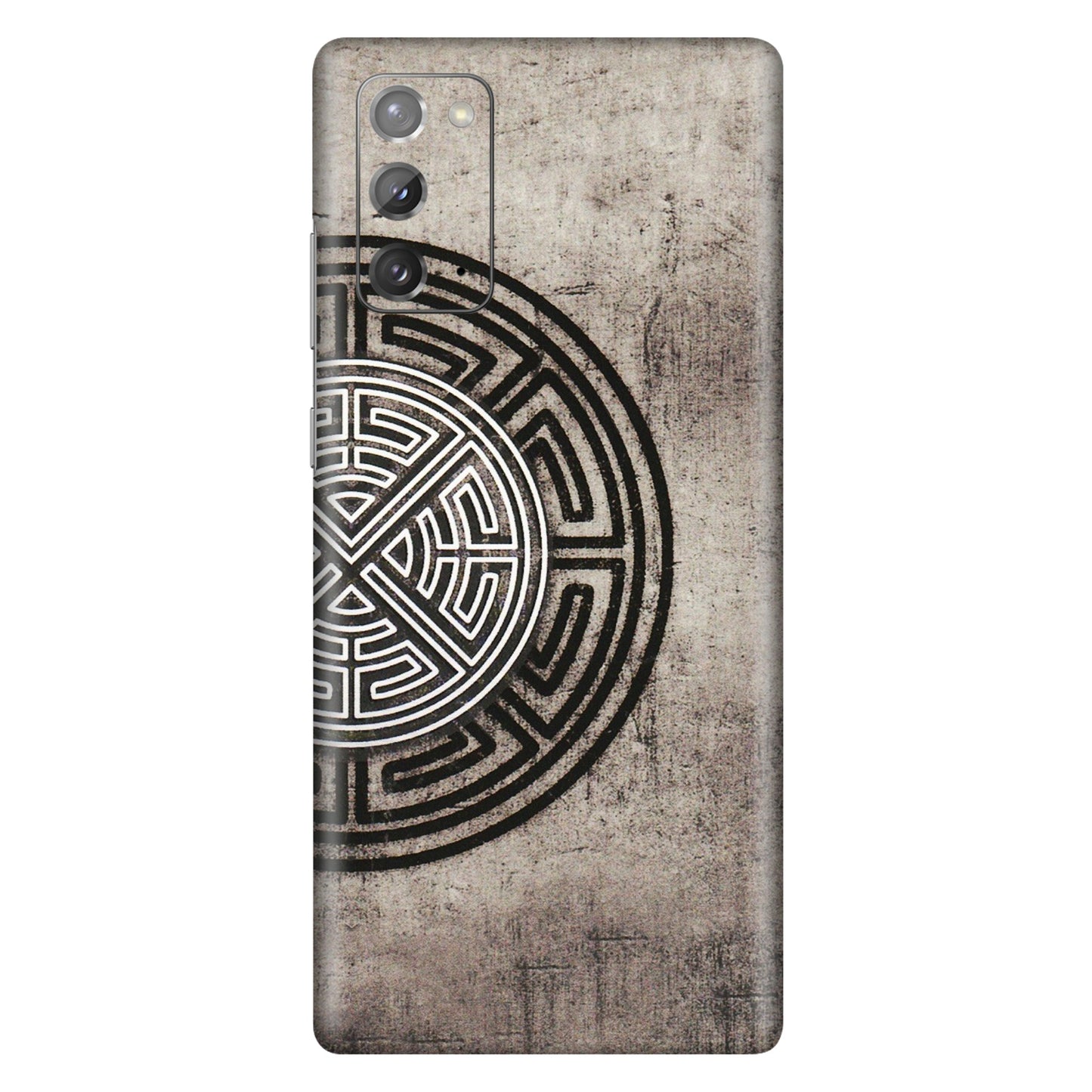 Samsung M/F/Note/Flip and C Phone Skins (All Models) - Mysterious Circular Design - 3D Embossed Finish (L-63) Samsung Galaxy Note 20