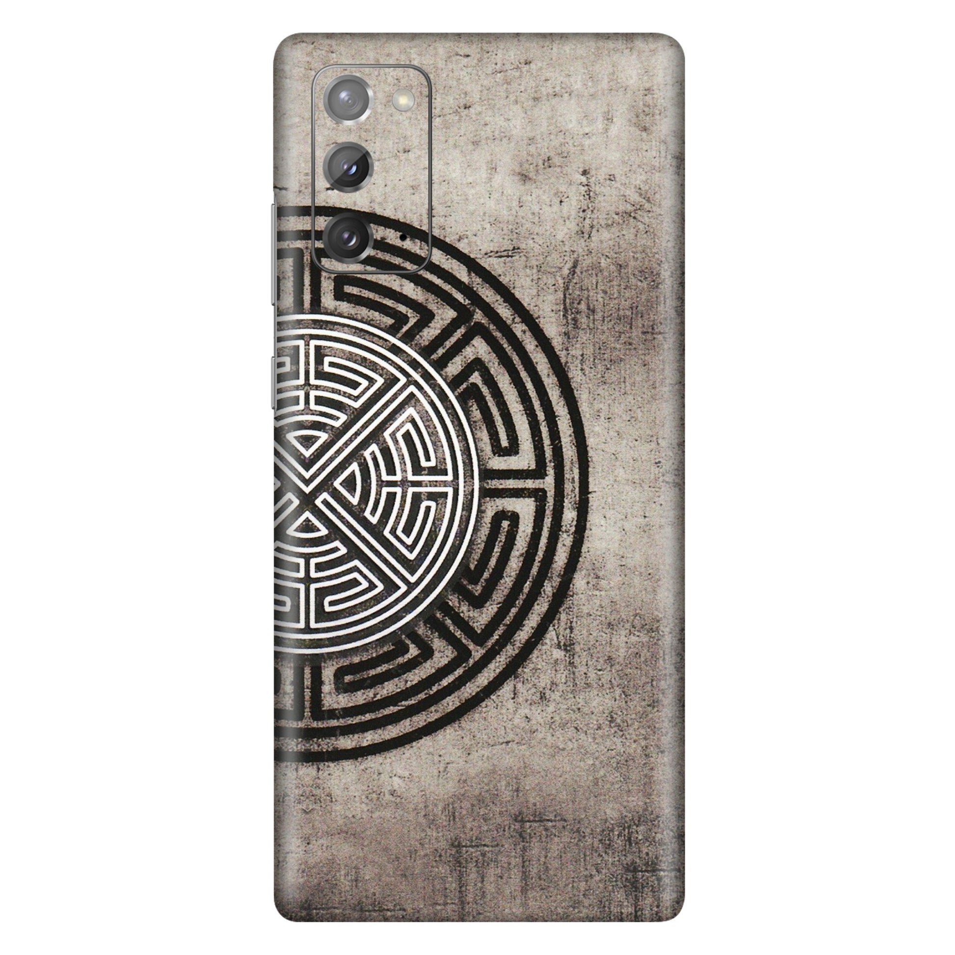 Samsung M/F/Note/Flip and C Phone Skins (All Models) - Mysterious Circular Design - 3D Embossed Finish (L-63) Samsung Galaxy Note 20