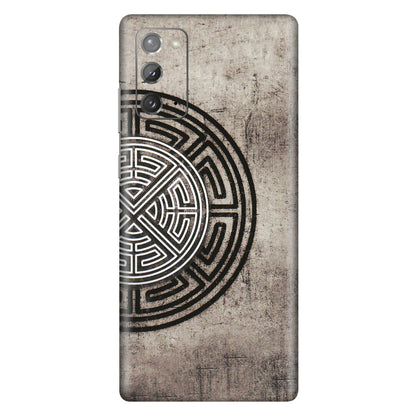 Samsung M/F/Note/Flip and C Phone Skins (All Models) - Mysterious Circular Design - 3D Embossed Finish (L-63) Samsung Galaxy Note 20
