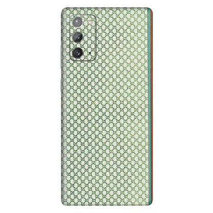 Samsung M/F/Note/Flip and C Phone Skins (All Models) - Gucci Fabric Pattern - 3D Embossed Finish (L-73) Samsung Galaxy Note 20