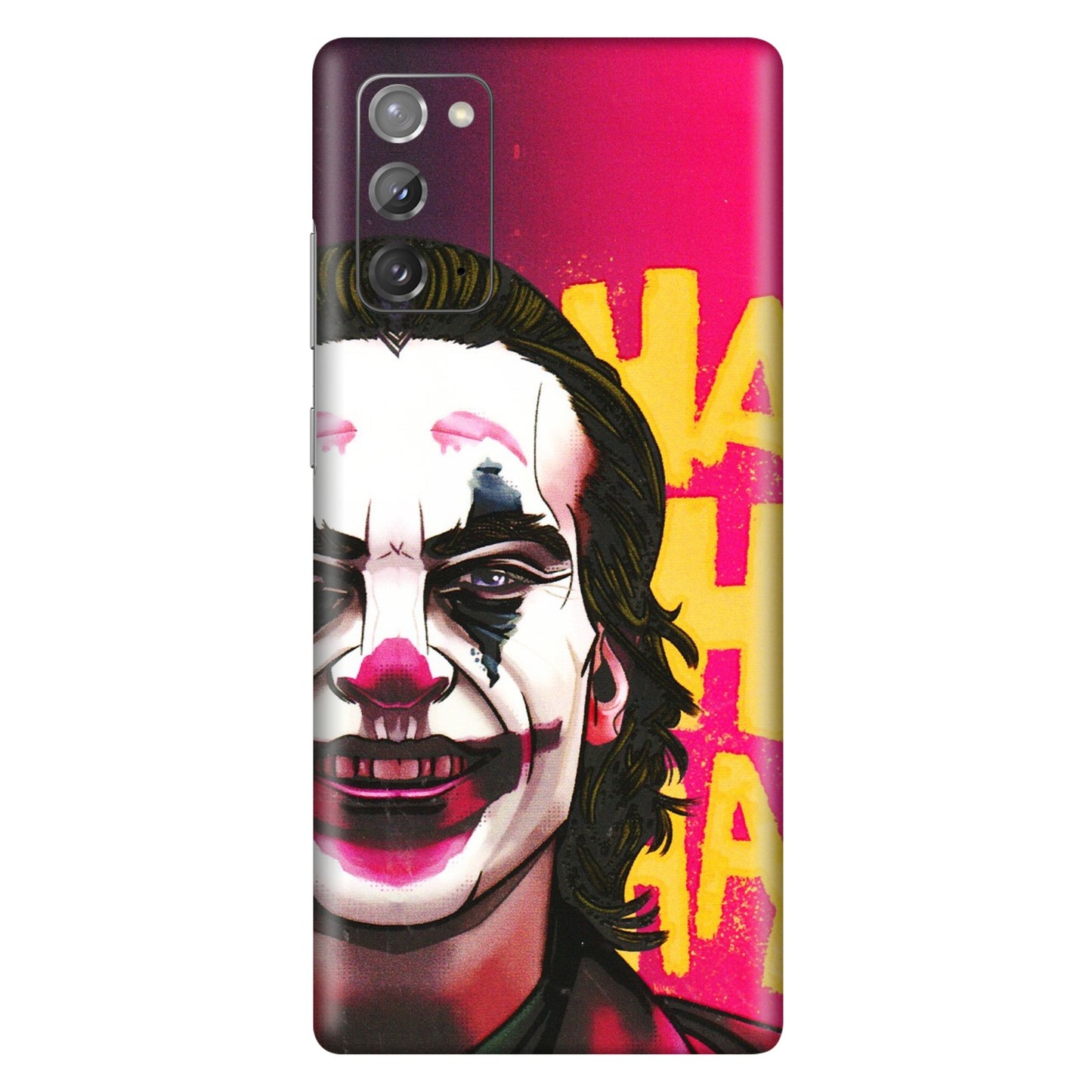 Samsung M/F/Note/Flip and C Phone Skins (All Models) - Joker Evil Laugh - 3D Embossed Finish (L-97) Samsung Galaxy Note 20