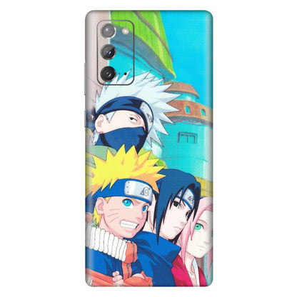 Samsung M/F/Note/Flip and C Phone Skins (All Models) - Team Minato And Kakashi - Matte Finish (M-101) Samsung Galaxy Note 20