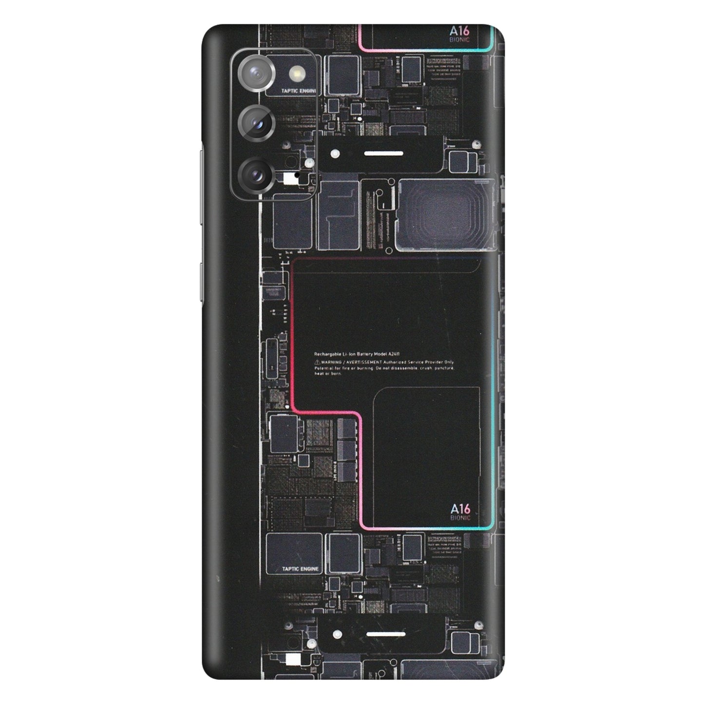 Samsung M/F/Note/Flip and C Phone Skins (All Models) - Motherboard Circuit Layout - Matte Finish (M-117) Samsung Galaxy Note 20