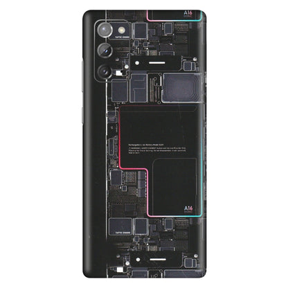 Samsung M/F/Note/Flip and C Phone Skins (All Models) - Motherboard Circuit Layout - Matte Finish (M-117) Samsung Galaxy Note 20