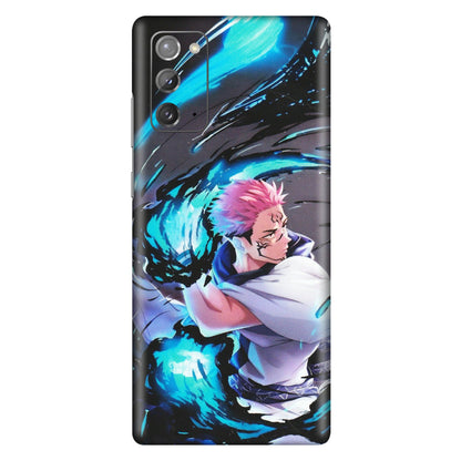 Samsung M/F/Note/Flip and C Phone Skins (All Models) - New Jujutsu Kaisen Grey Blue Anime - Matte Finish (M-127) Samsung Galaxy Note 20