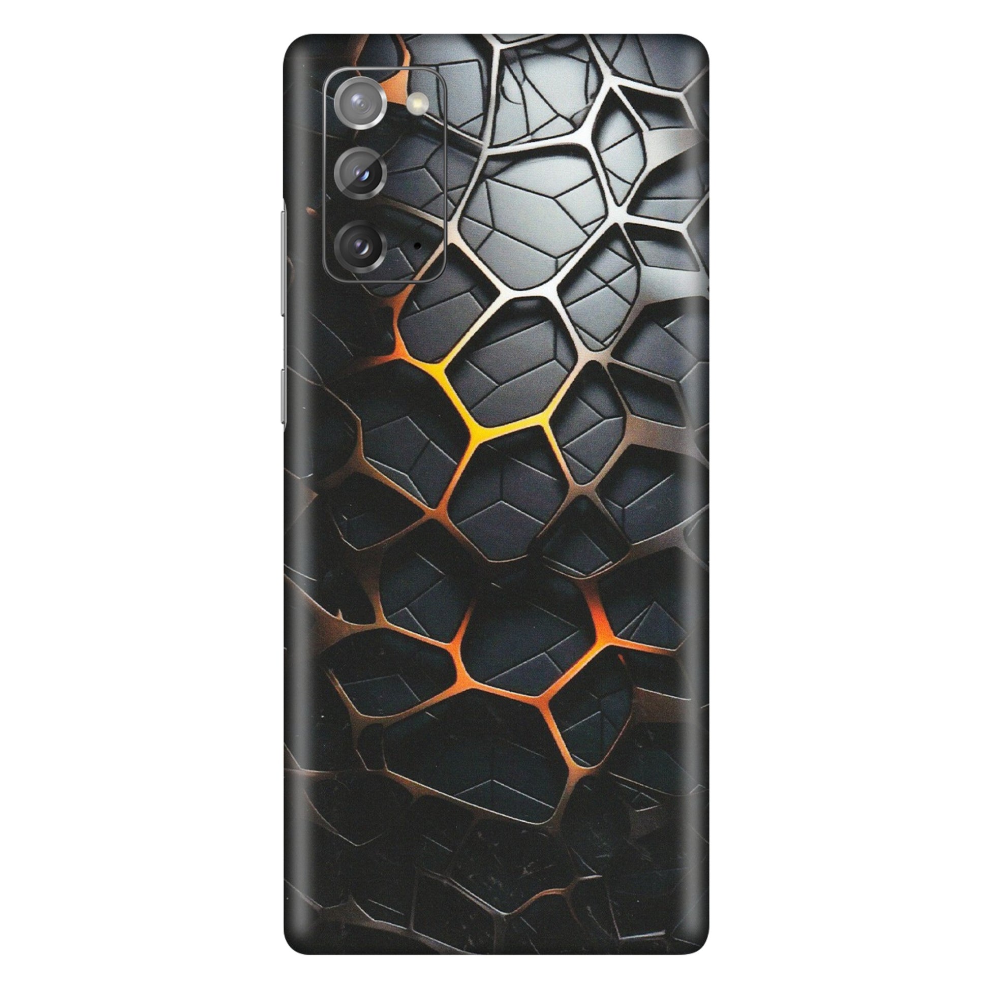 Samsung M/F/Note/Flip and C Phone Skins (All Models) - New Abstract Graphite Tiles - Matte Finish (M-130) Samsung Galaxy Note 20
