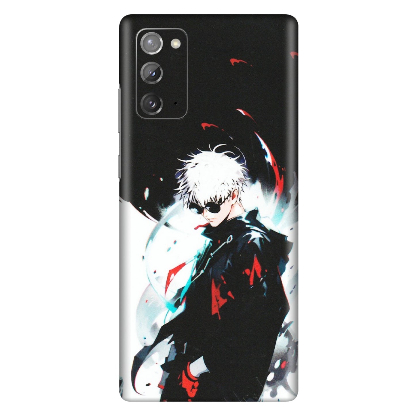 Samsung M/F/Note/Flip and C Phone Skins (All Models) - Gojo Powerful Charater Kaisen Anime - Matte Finish (M-144) Samsung Galaxy Note 20