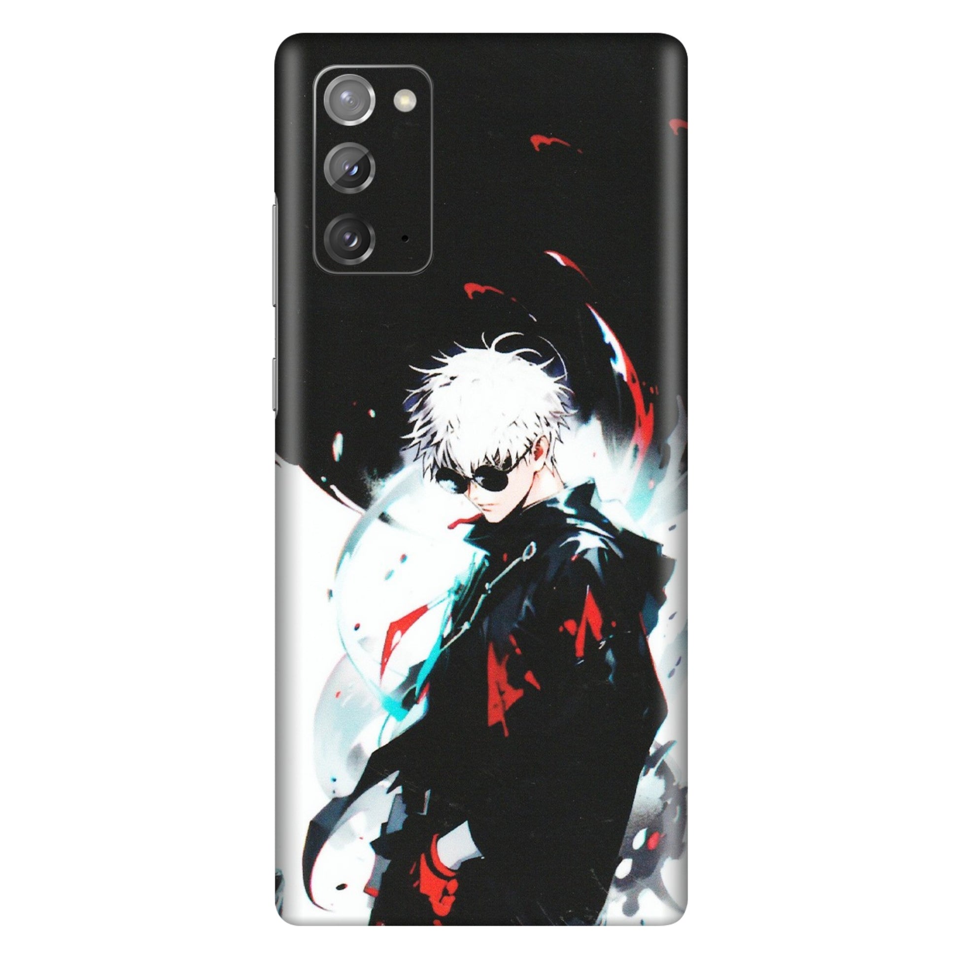 Samsung M/F/Note/Flip and C Phone Skins (All Models) - Gojo Powerful Charater Kaisen Anime - Matte Finish (M-144) Samsung Galaxy Note 20