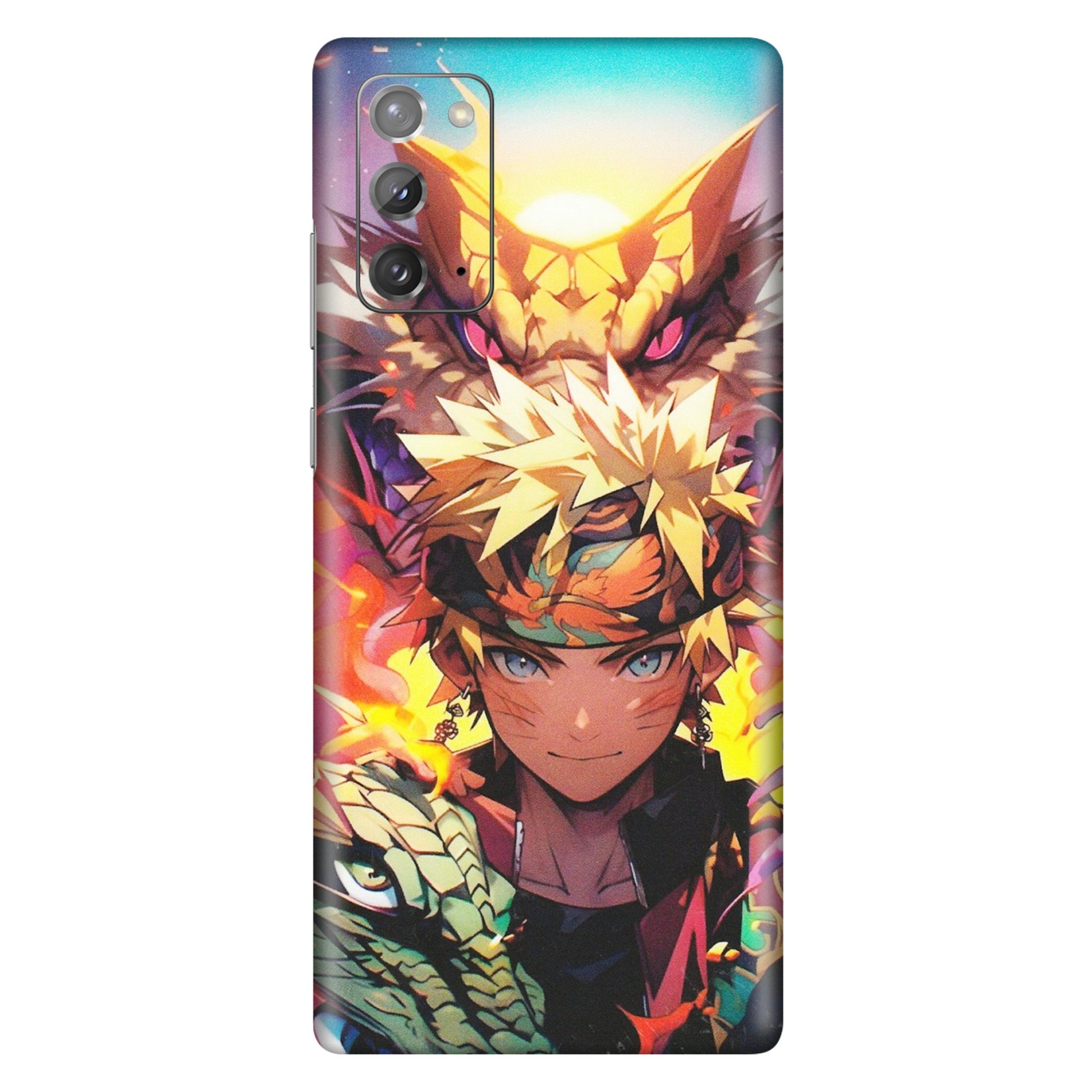 Samsung M/F/Note/Flip and C Phone Skins (All Models) - Angry Naruto Anime - Matte Finish (M-148) Samsung Galaxy Note 20