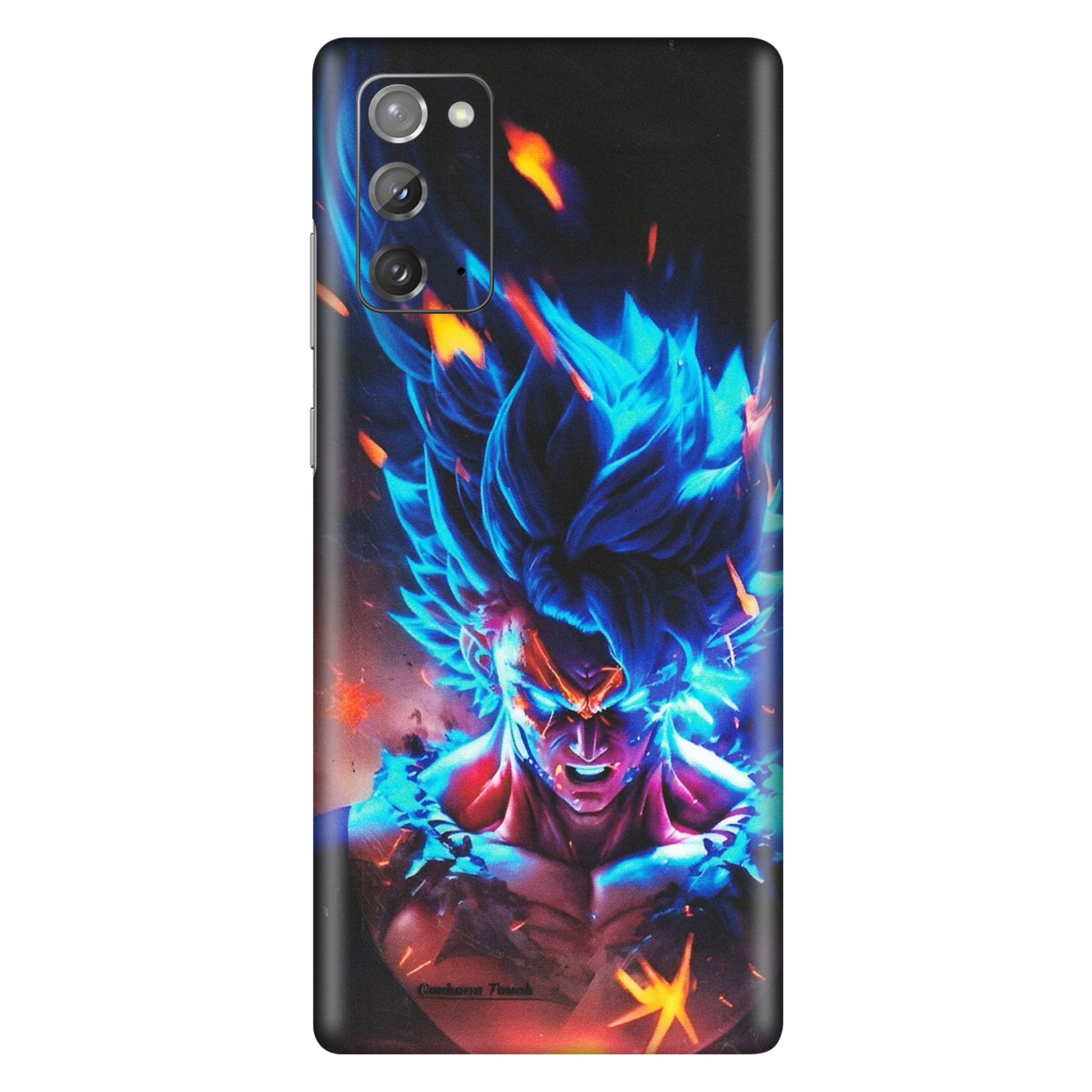Samsung M/F/Note/Flip and C Phone Skins (All Models) - Angry Goku Dragon Ball Anime - Matte Finish (M-150) Samsung Galaxy Note 20