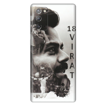 Samsung M/F/Note/Flip and C Phone Skins (All Models) - Virat Kohli Cricketer - Matte Finish (M-163) Samsung Galaxy Note 20