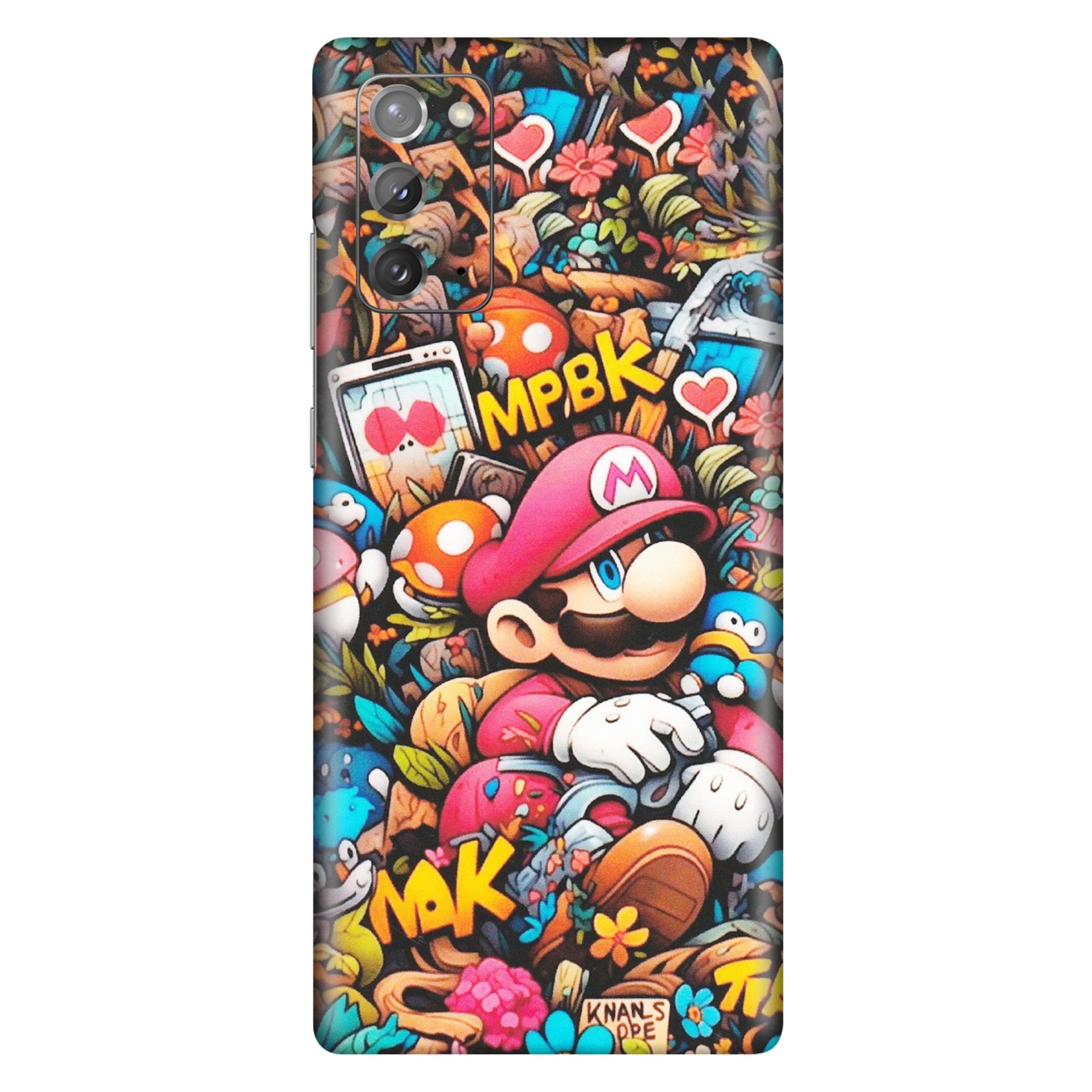 Samsung M/F/Note/Flip and C Phone Skins (All Models) - Super Mario Bros Artistic - Matte Finish (M-173) Samsung Galaxy Note 20
