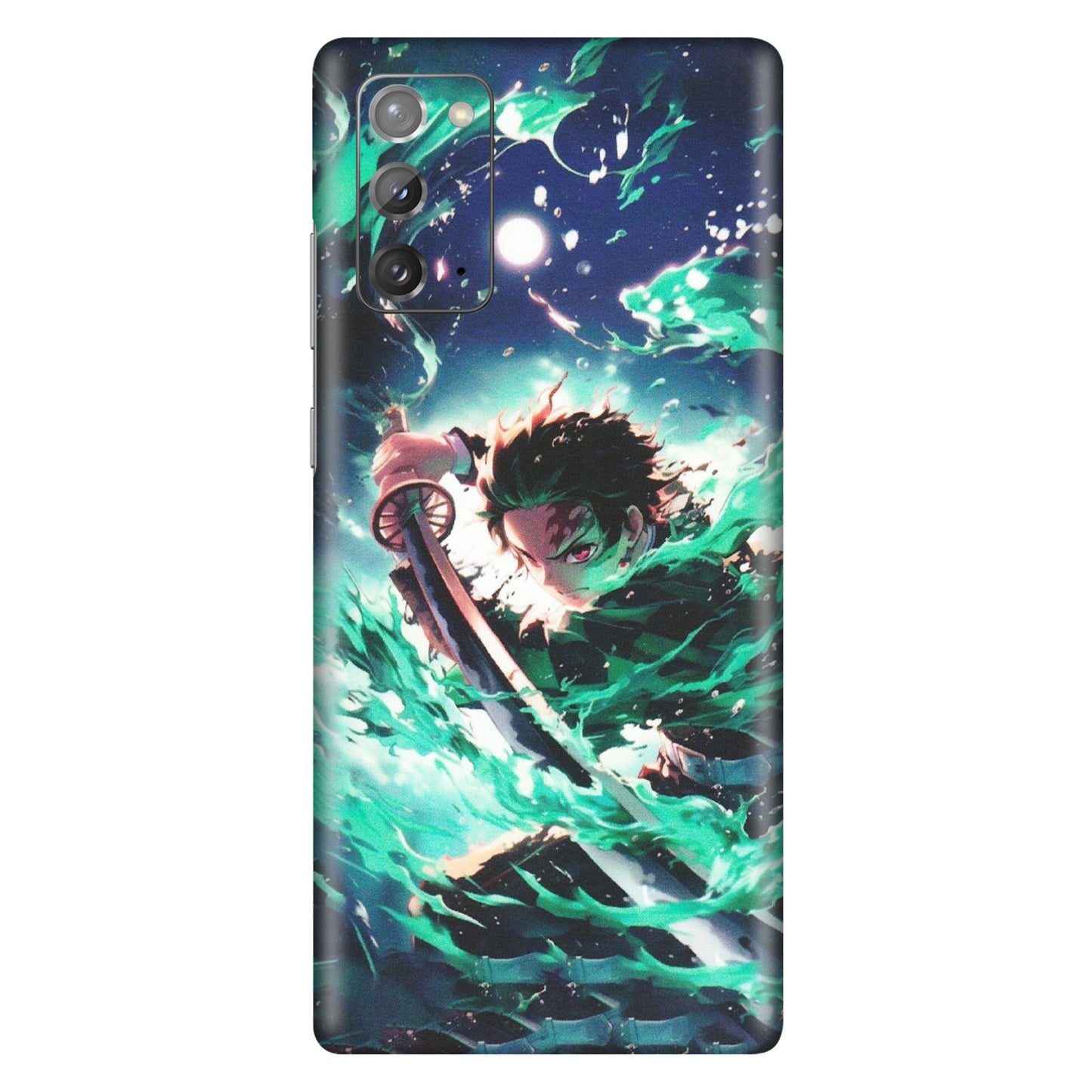 Samsung M/F/Note/Flip and C Phone Skins (All Models) - Sword Fighter Anime - Matte Finish (M-29) Samsung Galaxy Note 20
