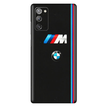 Samsung M/F/Note/Flip and C Phone Skins (All Models) - Styling With Black BMW - Matte Finish (M-74) Samsung Galaxy Note 20