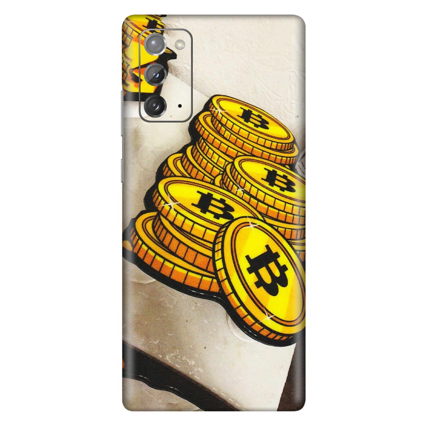 Samsung M/F/Note/Flip and C Phone Skins (All Models) - Billionaire Bitcoin Collection - Matte Finish (M-92) Samsung Galaxy Note 20