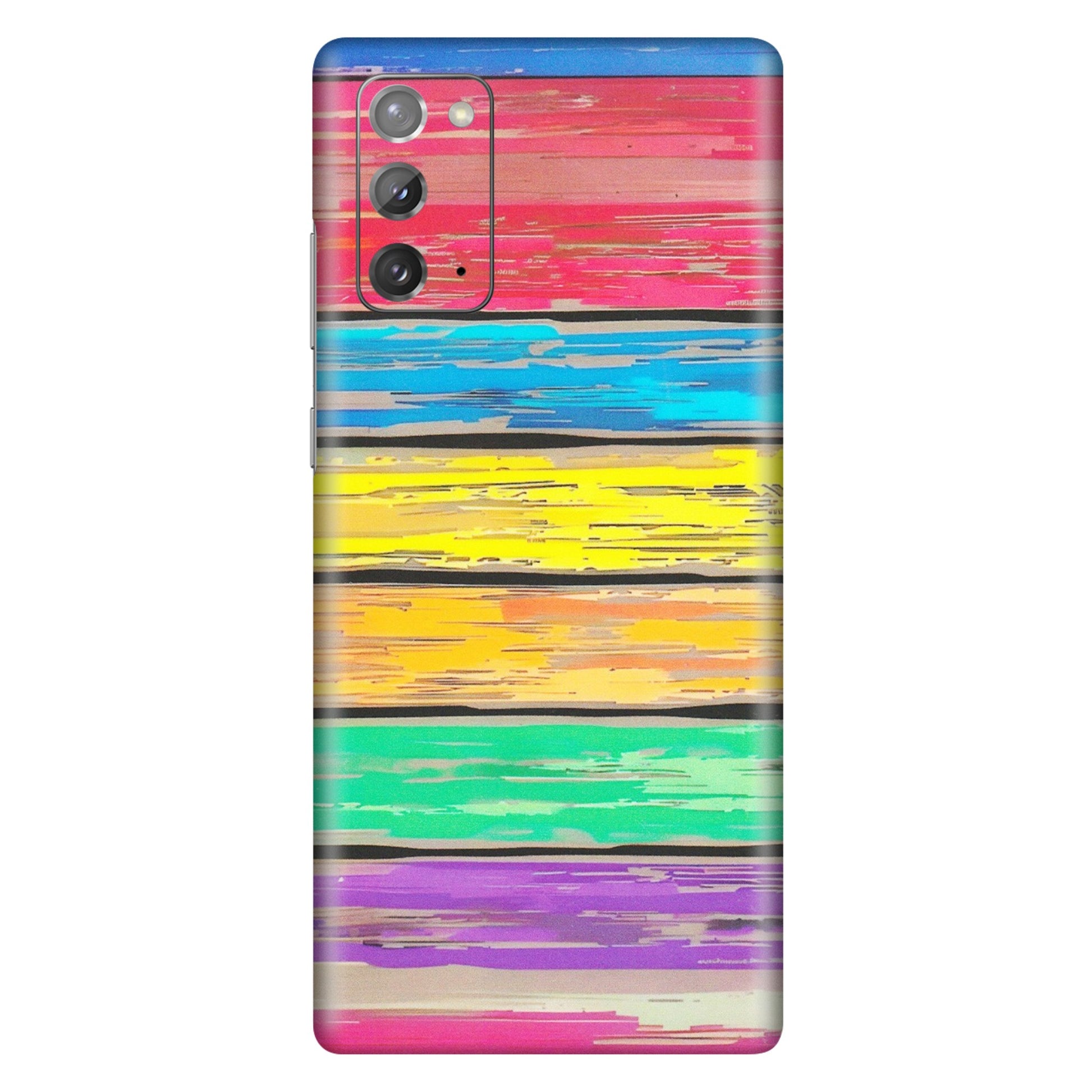 Samsung M/F/Note/Flip and C Phone Skins (All Models) - Multi Colour Wooden Wall - Matte Finish (M-96) Samsung Galaxy Note 20