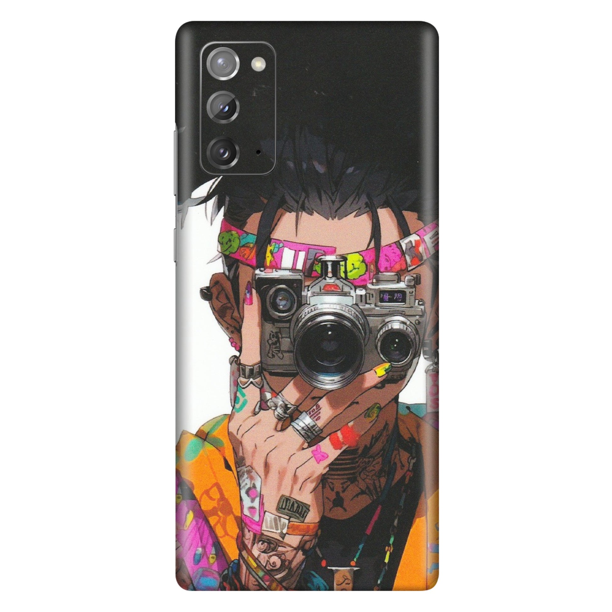 Samsung M/F/Note/Flip and C Phone Skins (All Models) - Camera Lover Girl - Matte Finish (M-09) Samsung Galaxy Note 20