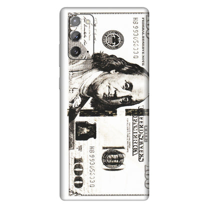 Samsung M/F/Note/Flip and C Phone Skins (All Models) - 100 Dollar Currency - Transparent Finish (T-01) Samsung Galaxy Note 20