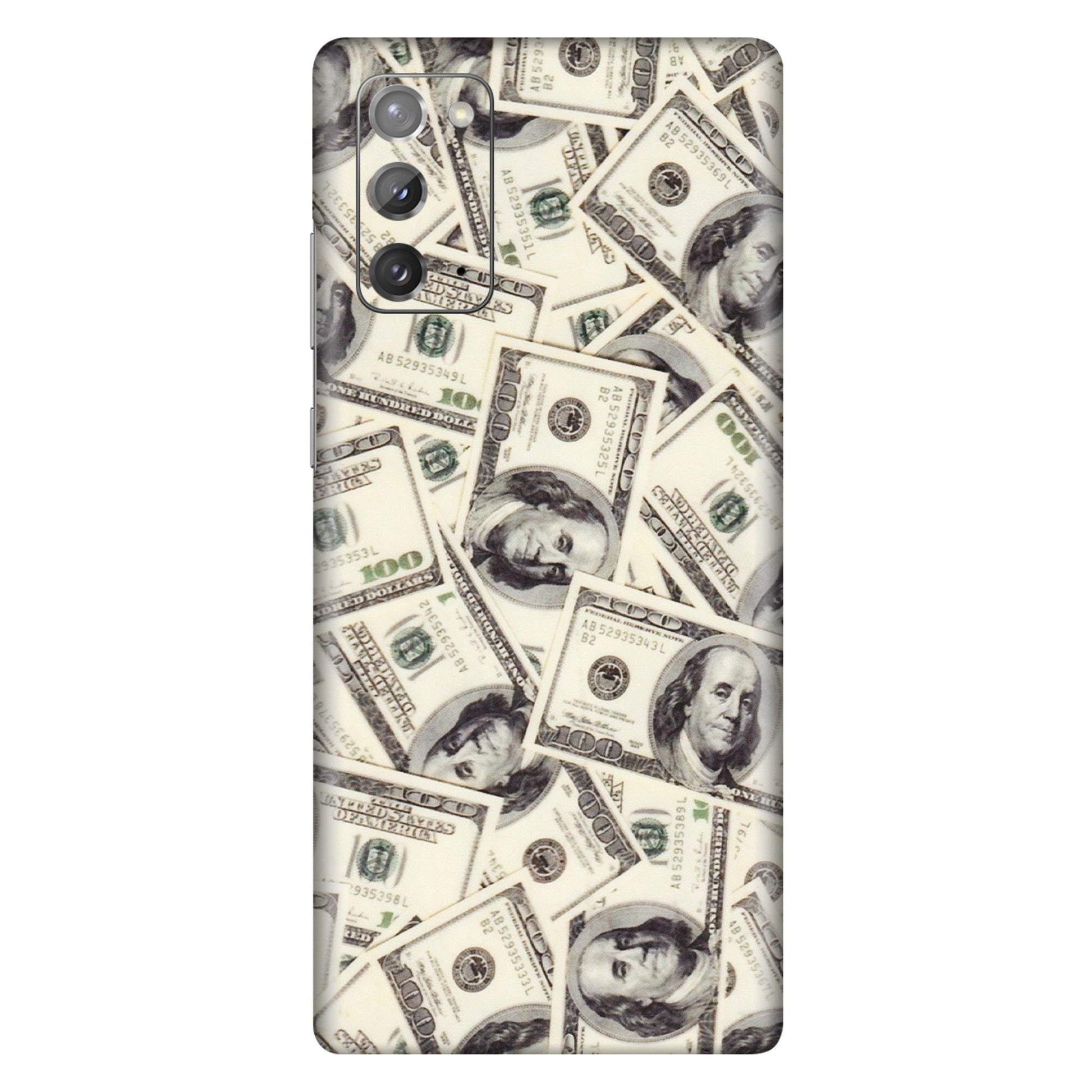 Samsung M/F/Note/Flip and C Phone Skins (All Models) - Dollar Lover - Transparent Finish (T-17) Samsung Galaxy Note 20