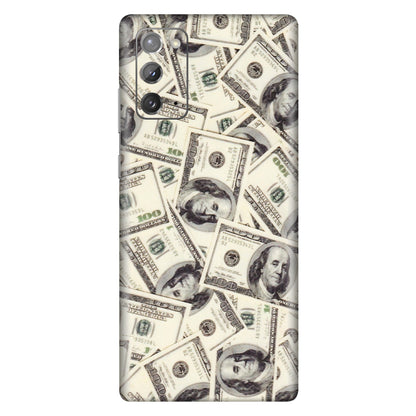 Samsung M/F/Note/Flip and C Phone Skins (All Models) - Dollar Lover - Transparent Finish (T-17) Samsung Galaxy Note 20