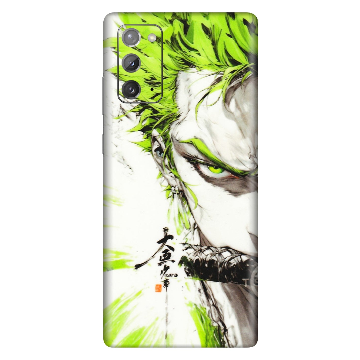 Samsung M/F/Note/Flip and C Phone Skins (All Models) - Roro Taku Anime - Transparent Finish (T-18) Samsung Galaxy Note 20