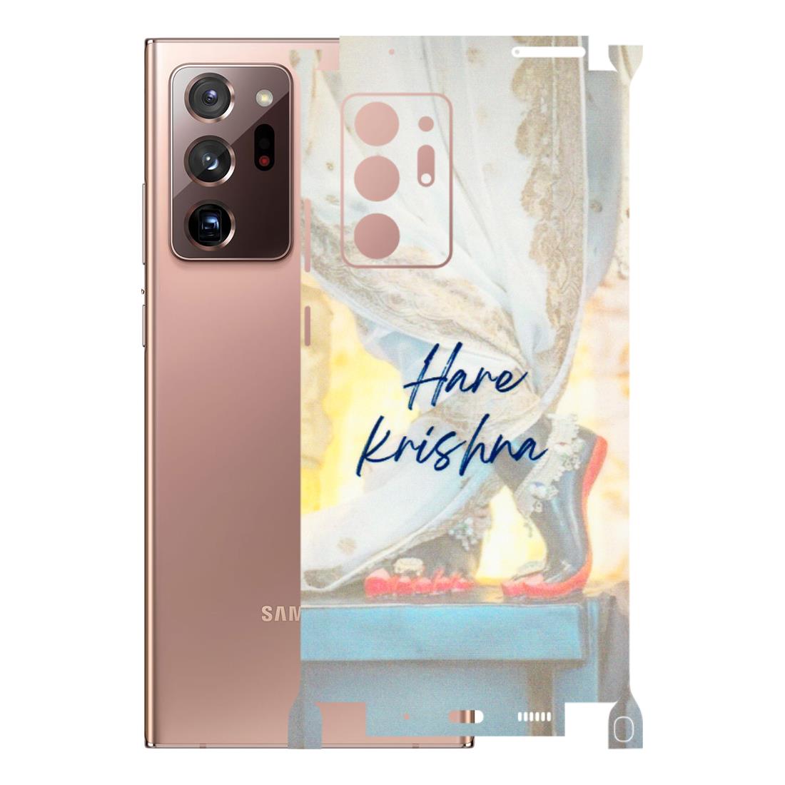 Samsung M/F/Note/Flip and C Phone Skins (All Models) - Hare Krishna - 3D Embossed Finish (L-03) Samsung Galaxy Note 20 Ultra