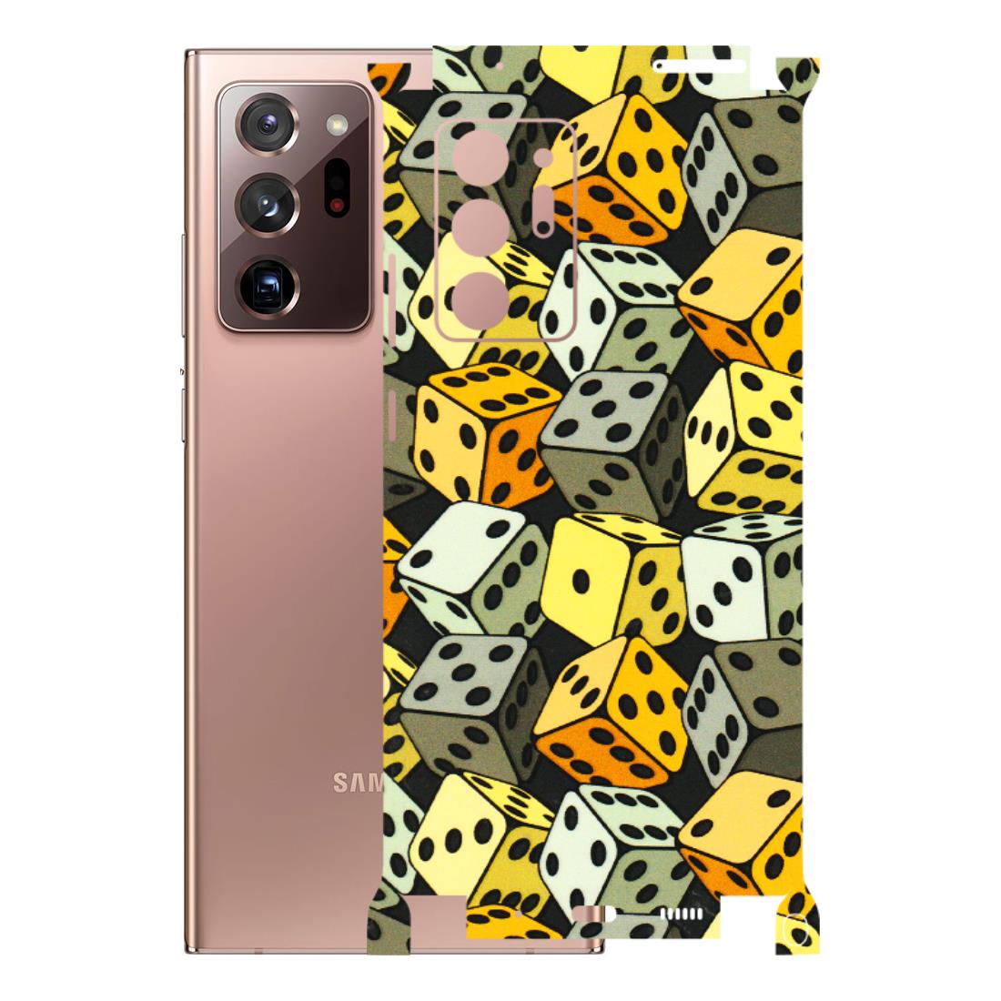 Samsung M/F/Note/Flip and C Phone Skins (All Models) - Dices Of Life - 3D Embossed Finish (L-04) Samsung Galaxy Note 20 Ultra