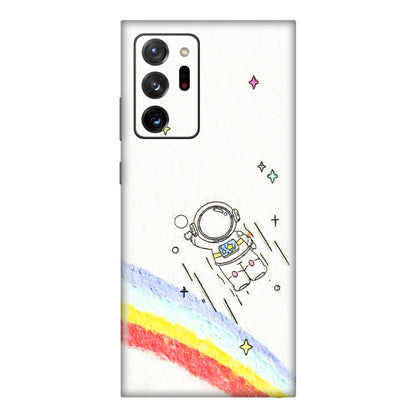 Samsung M/F/Note/Flip and C Phone Skins (All Models) - Milkyway Astronaut - 3D Embossed Finish (L-110) Samsung Galaxy Note 20 Ultra