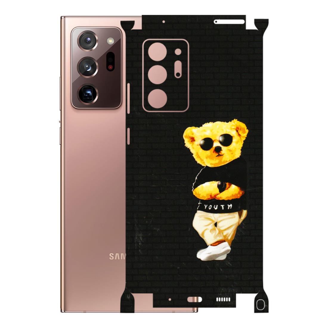 Samsung M/F/Note/Flip and C Phone Skins (All Models) - Classy Teddy Bear - 3D Embossed Finish (L-116) Samsung Galaxy Note 20 Ultra