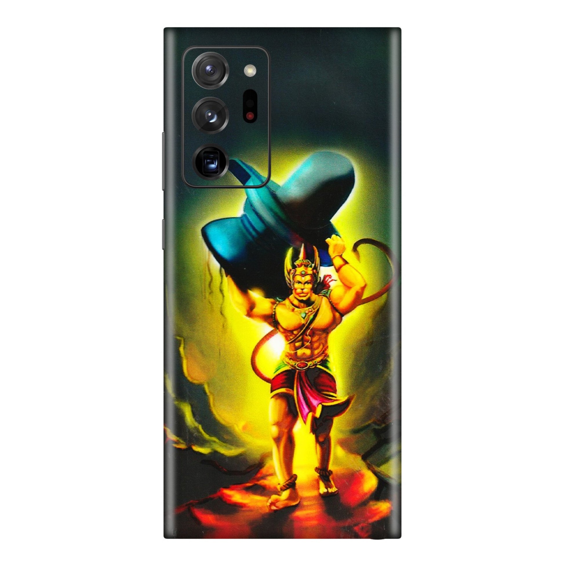Samsung M/F/Note/Flip and C Phone Skins (All Models) - Hanuman Ji - 3D Embossed Finish (L-128) Samsung Galaxy Note 20 Ultra