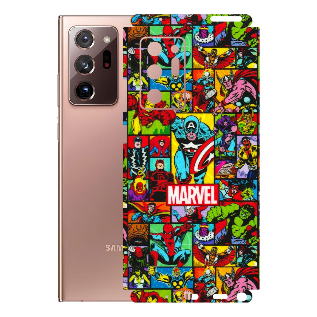 Samsung M/F/Note/Flip and C Phone Skins (All Models) - MARVELOUS Comic Characters - 3D Embossed Finish (L-129) Samsung Galaxy Note 20 Ultra