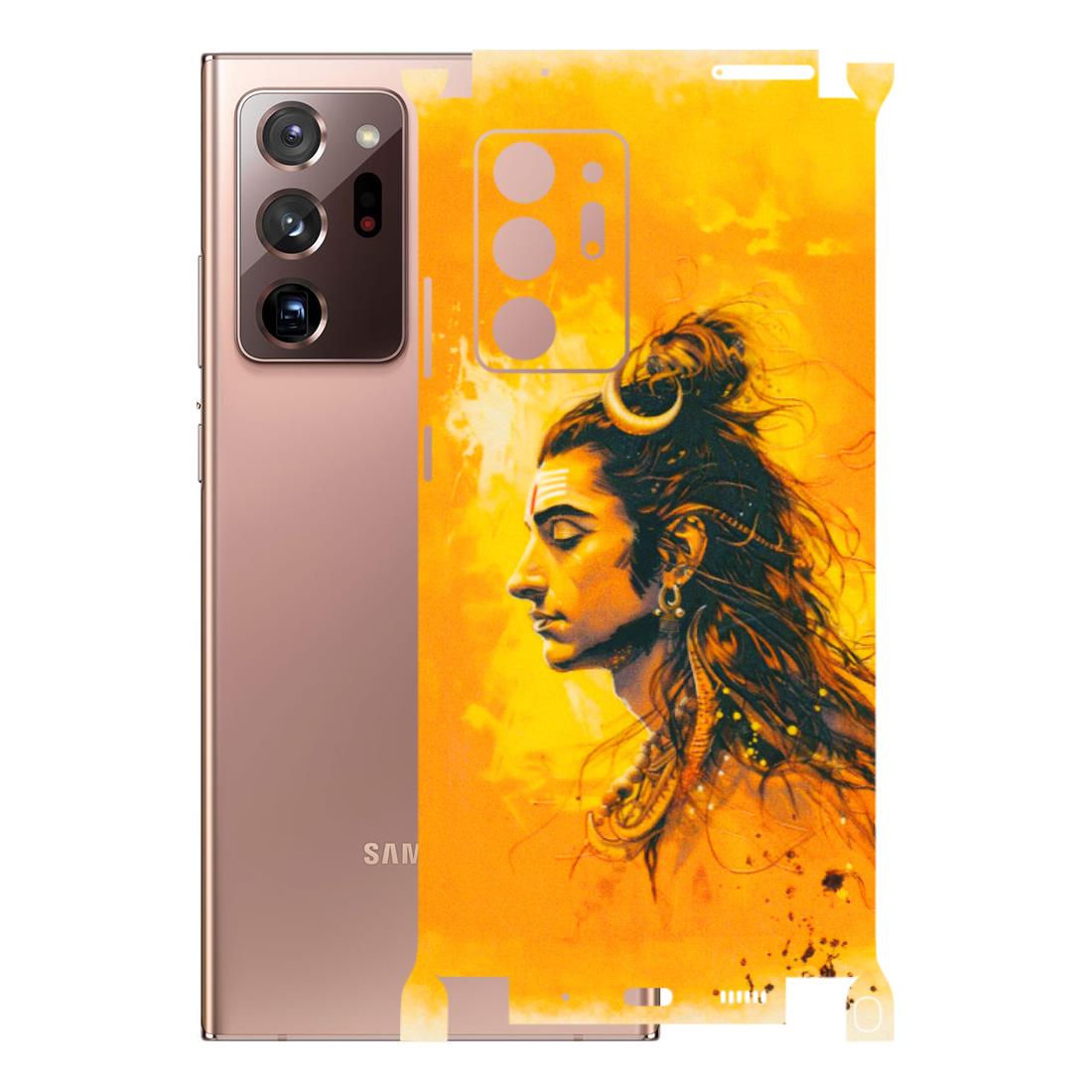 Samsung M/F/Note/Flip and C Phone Skins (All Models) - Shiv Shakti - 3D Embossed Finish (L-14) Samsung Galaxy Note 20 Ultra