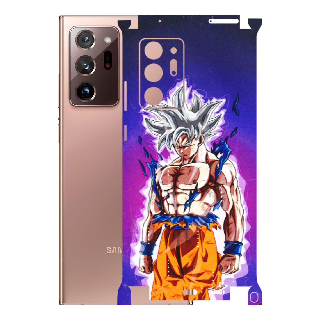 Samsung M/F/Note/Flip and C Phone Skins (All Models) - Goku Purple Anime - 3D Embossed Finish (L-147) Samsung Galaxy Note 20 Ultra