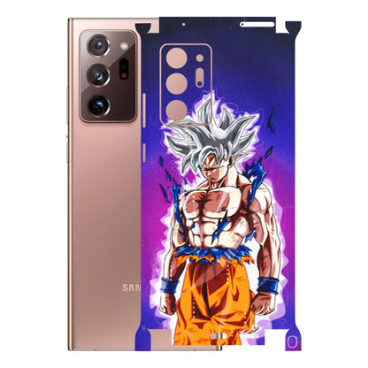 Samsung M/F/Note/Flip and C Phone Skins (All Models) - Goku Purple Anime - 3D Embossed Finish (L-147) Samsung Galaxy Note 20 Ultra