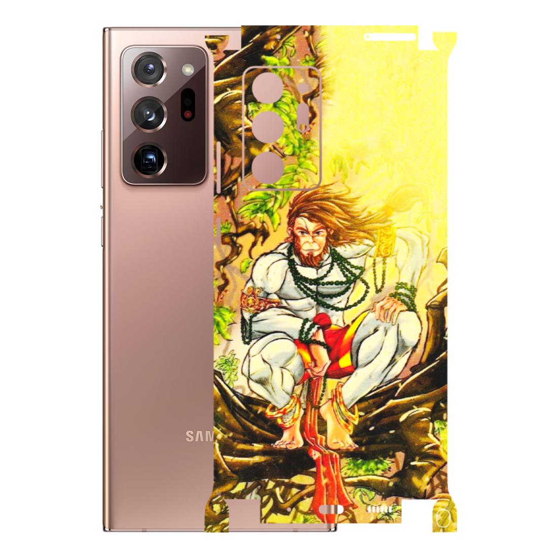 Samsung M/F/Note/Flip and C Phone Skins (All Models) - Lord Hanuman - 3D Embossed Finish (L-152) Samsung Galaxy Note 20 Ultra
