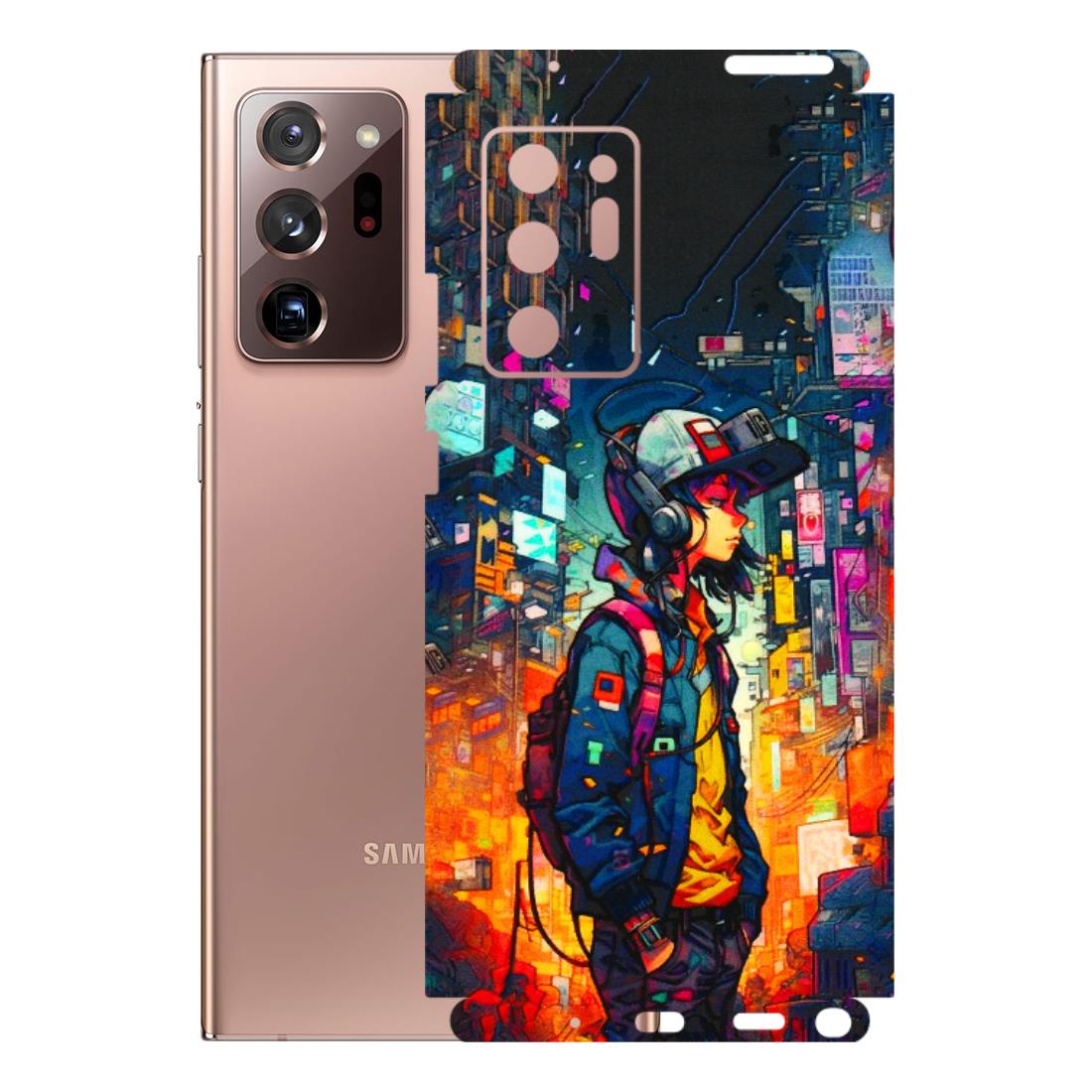 Samsung M/F/Note/Flip and C Phone Skins (All Models) - Street Anime Guy - 3D Embossed Finish (L-158) Samsung Galaxy Note 20 Ultra