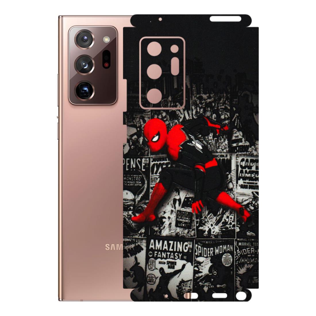 Samsung M/F/Note/Flip and C Phone Skins (All Models) - SpiderMan New - 3D Embossed Finish (L-162) Samsung Galaxy Note 20 Ultra