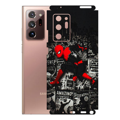 Samsung M/F/Note/Flip and C Phone Skins (All Models) - SpiderMan New - 3D Embossed Finish (L-162) Samsung Galaxy Note 20 Ultra