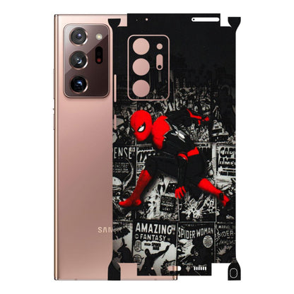 Samsung M/F/Note/Flip and C Phone Skins (All Models) - SpiderMan New - 3D Embossed Finish (L-162) Samsung Galaxy Note 20 Ultra
