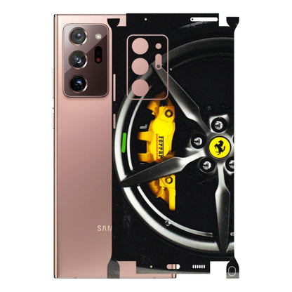 Samsung M/F/Note/Flip and C Phone Skins (All Models) - Ferrari Wheel Alloy - 3D Embossed Finish (L-173) Samsung Galaxy Note 20 Ultra