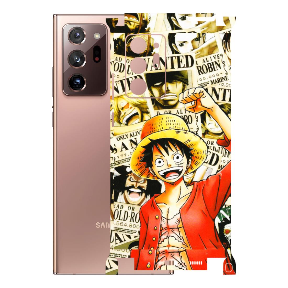 Samsung M/F/Note/Flip and C Phone Skins (All Models) - Luffy Anime - 3D Embossed Finish (L-177) Samsung Galaxy Note 20 Ultra