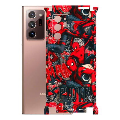 Samsung M/F/Note/Flip and C Phone Skins (All Models) - SpiderMan Cool - 3D Embossed Finish (L-188) Samsung Galaxy Note 20 Ultra