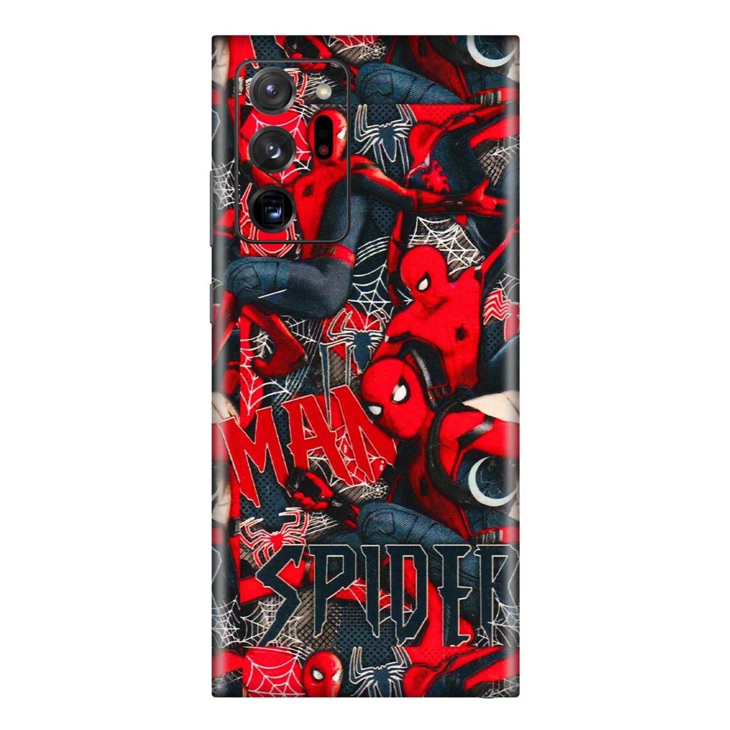 Samsung M/F/Note/Flip and C Phone Skins (All Models) - SpiderMan Cool - 3D Embossed Finish (L-188) Samsung Galaxy Note 20 Ultra