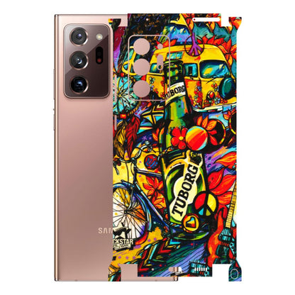 Samsung M/F/Note/Flip and C Phone Skins (All Models) - Cool Beer Bottle - 3D Embossed Finish (L-193) Samsung Galaxy Note 20 Ultra