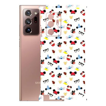 Samsung M/F/Note/Flip and C Phone Skins (All Models) - Minnie Mouse & Donald Doodles s - 3D Embossed Finish (L-194) Samsung Galaxy Note 20 Ultra