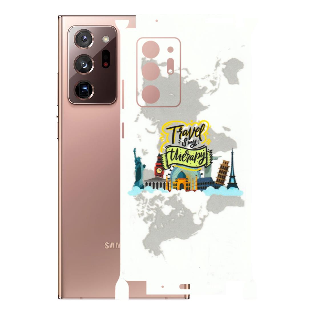 Samsung M/F/Note/Flip and C Phone Skins (All Models) - Travel Therapy - 3D Embossed Finish (L-199) Samsung Galaxy Note 20 Ultra