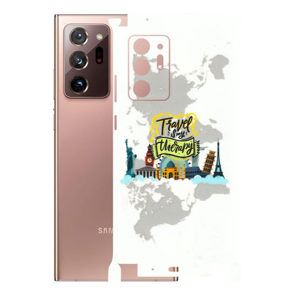 Samsung M/F/Note/Flip and C Phone Skins (All Models) - Travel Therapy - 3D Embossed Finish (L-199) Samsung Galaxy Note 20 Ultra