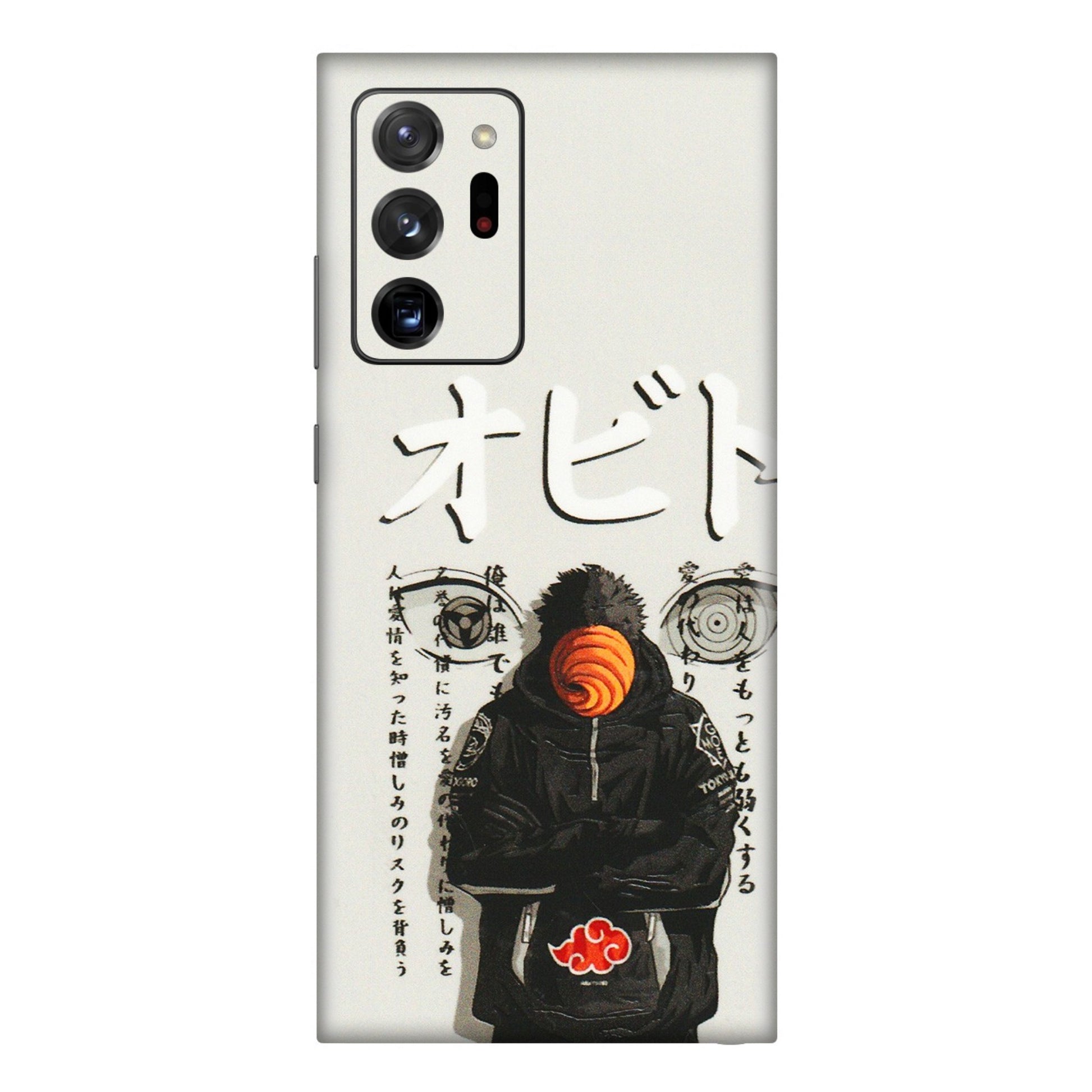 Samsung M/F/Note/Flip and C Phone Skins (All Models) - Obito Anime Eye - 3D Embossed Finish (L-19) Samsung Galaxy Note 20 Ultra