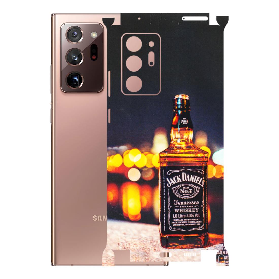 Samsung M/F/Note/Flip and C Phone Skins (All Models) - JD Whiskey Bottle - 3D Embossed Finish (L-20) Samsung Galaxy Note 20 Ultra