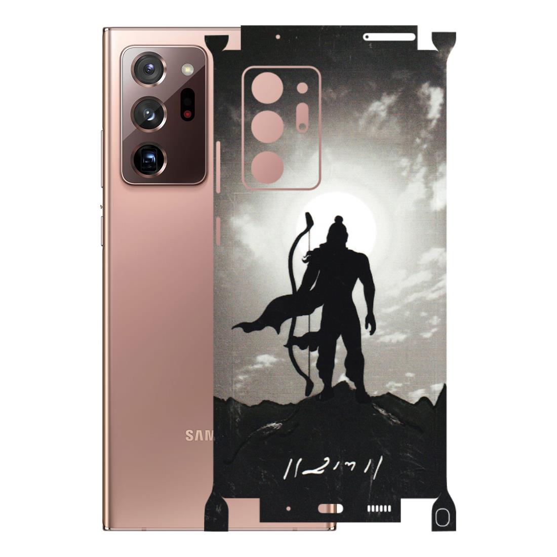Samsung M/F/Note/Flip and C Phone Skins (All Models) - Jai Siya Ram - 3D Embossed Finish (L-200) Samsung Galaxy Note 20 Ultra